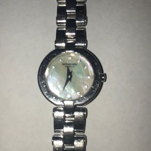Raymond Weil Mother of Pearl Diamond Watch